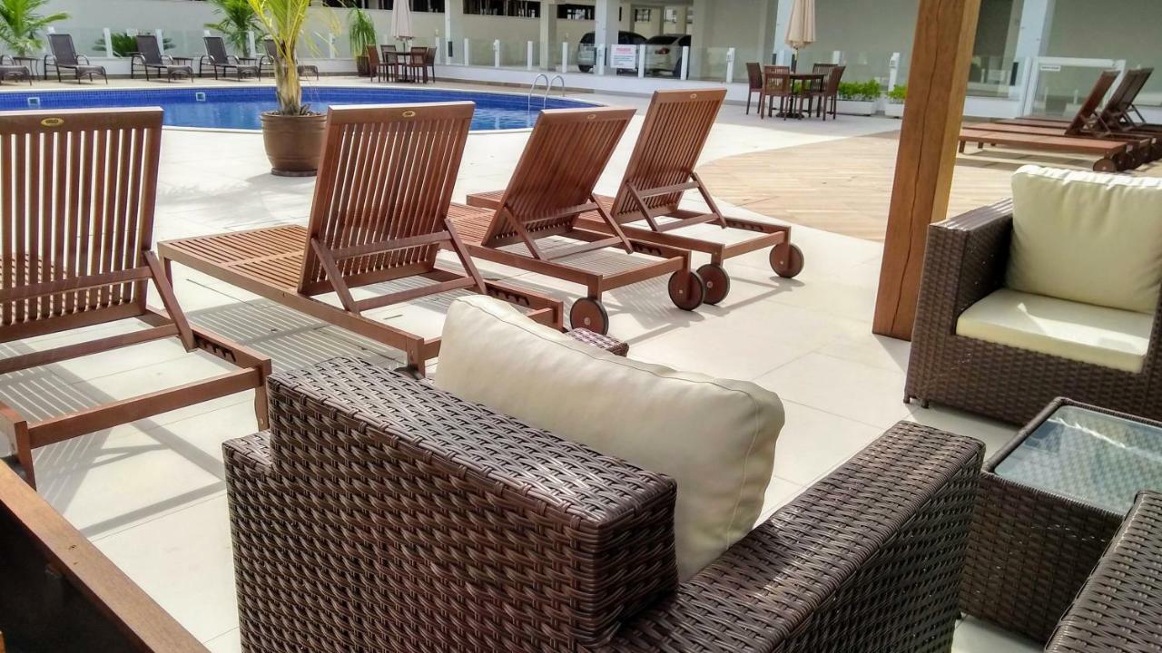 Florianópolis Apartamento Frente Para A Piscina A Uma Quadra Da Praia מראה חיצוני תמונה